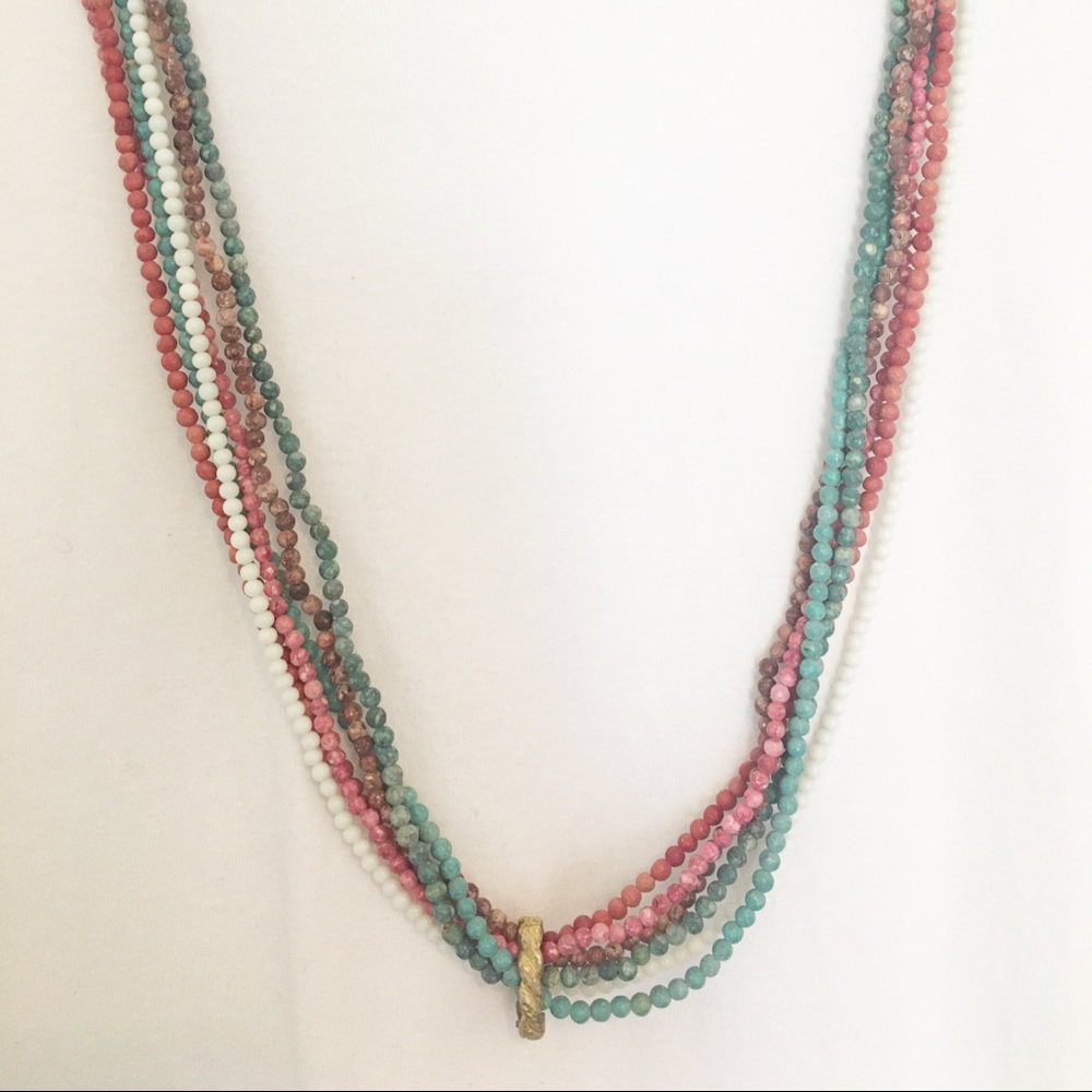 Seed Necklace Multi Strand and Color